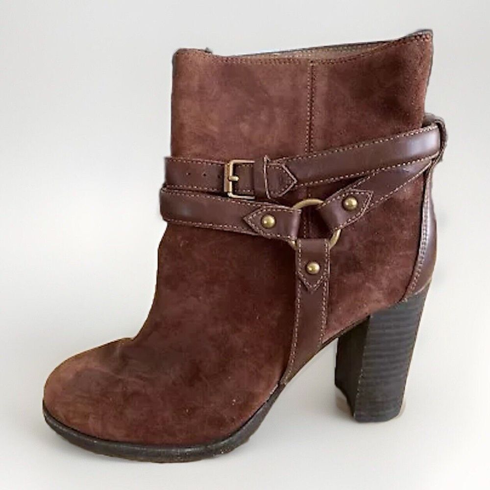 UGG Australia Dandridge Ankle Boot Mahogany Women's 1019010 Heels Booties 7
